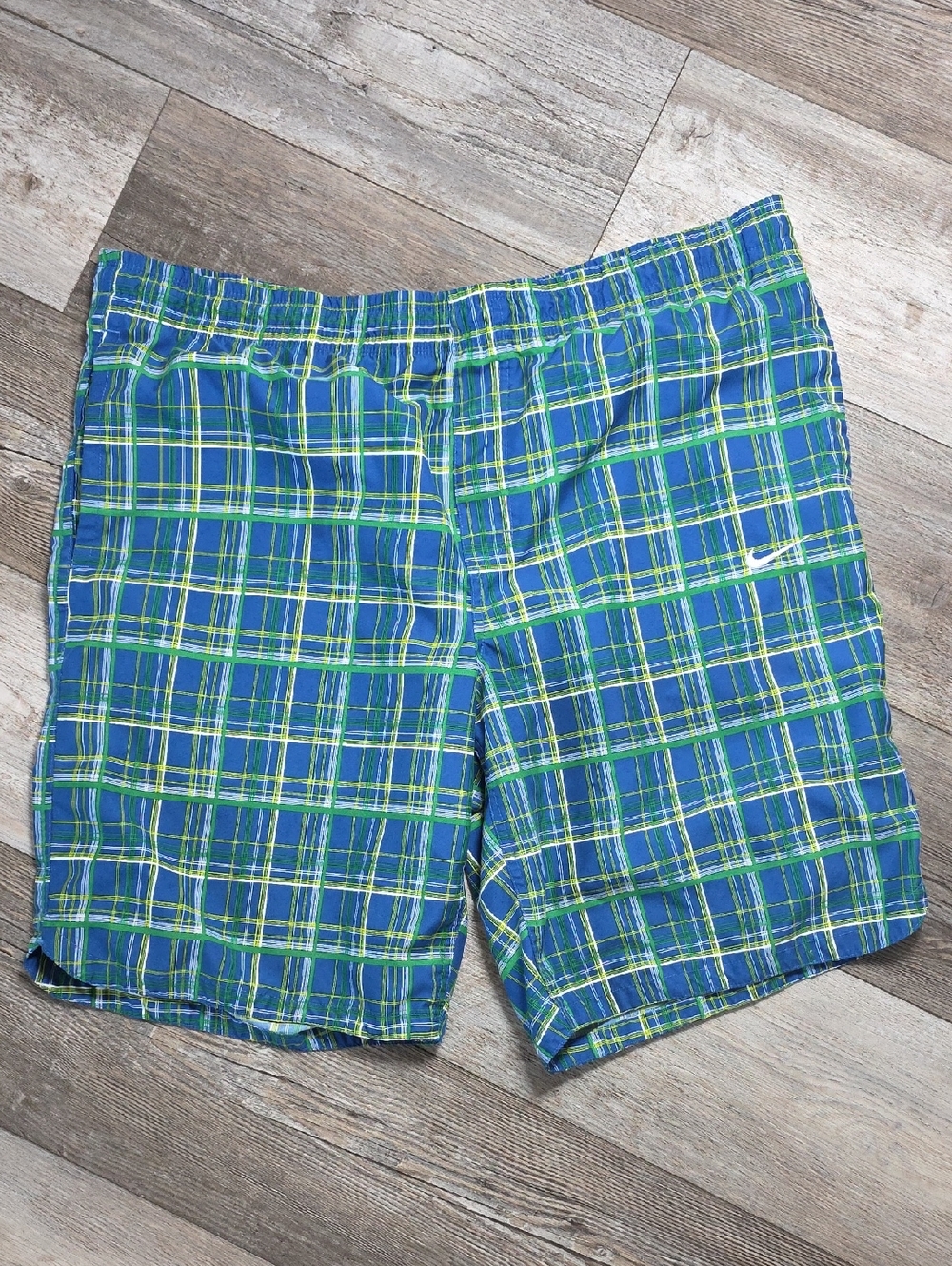 Nike | Heritage Plaid Swim Trunks / Board Shorts Sz Lg from 2010
